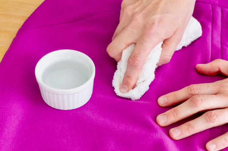 To remove permanent marker, dab your remover of choice on the fabric, taking care not to rub.