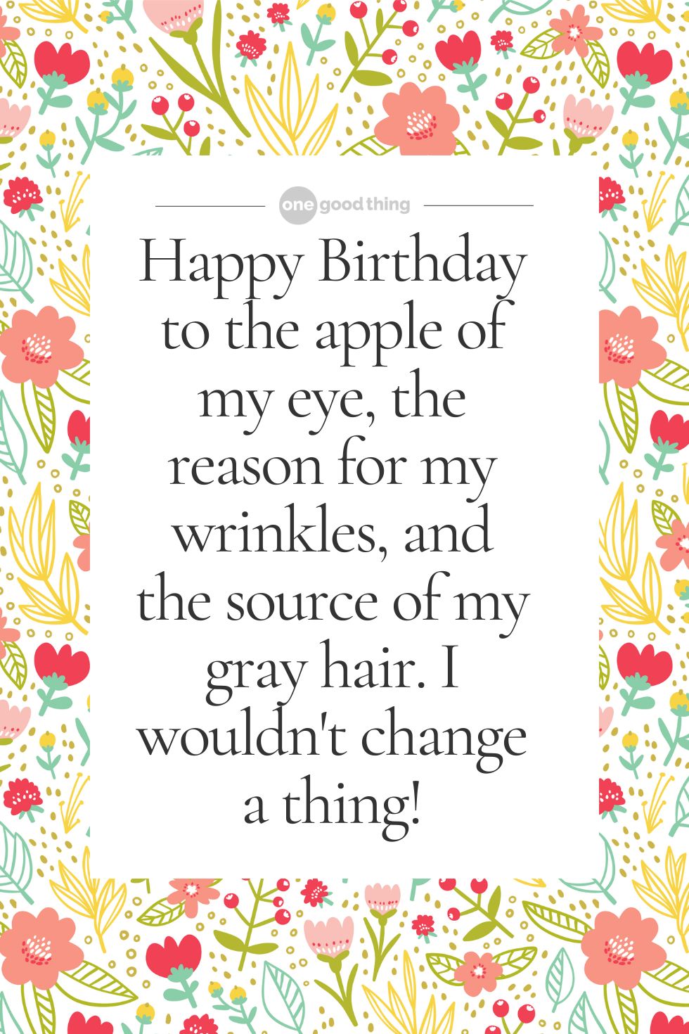A funny and meaningful birthday wish card for daughter.