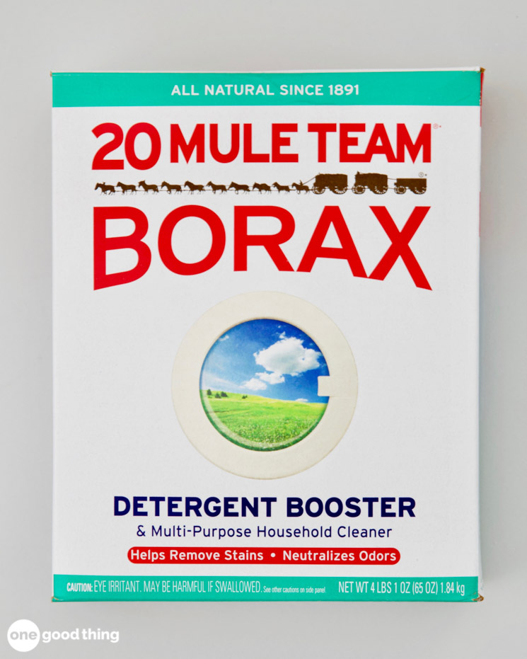 20 Mule Team Borax is the kind you'll most often find in the grocery store.