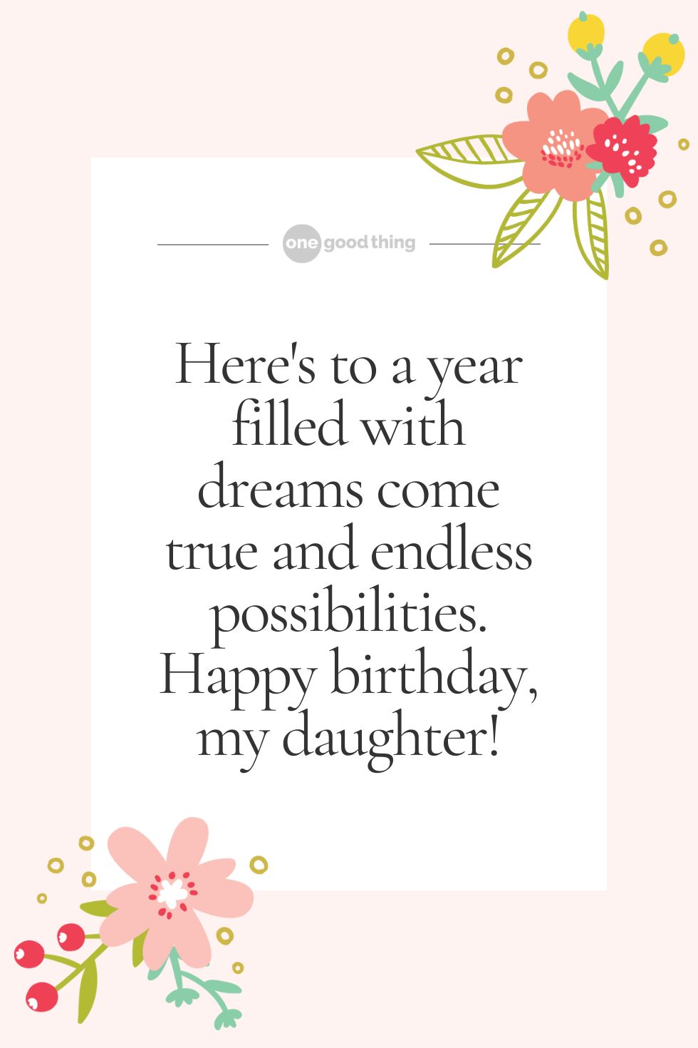 Birthday wishes for great year for a daughter