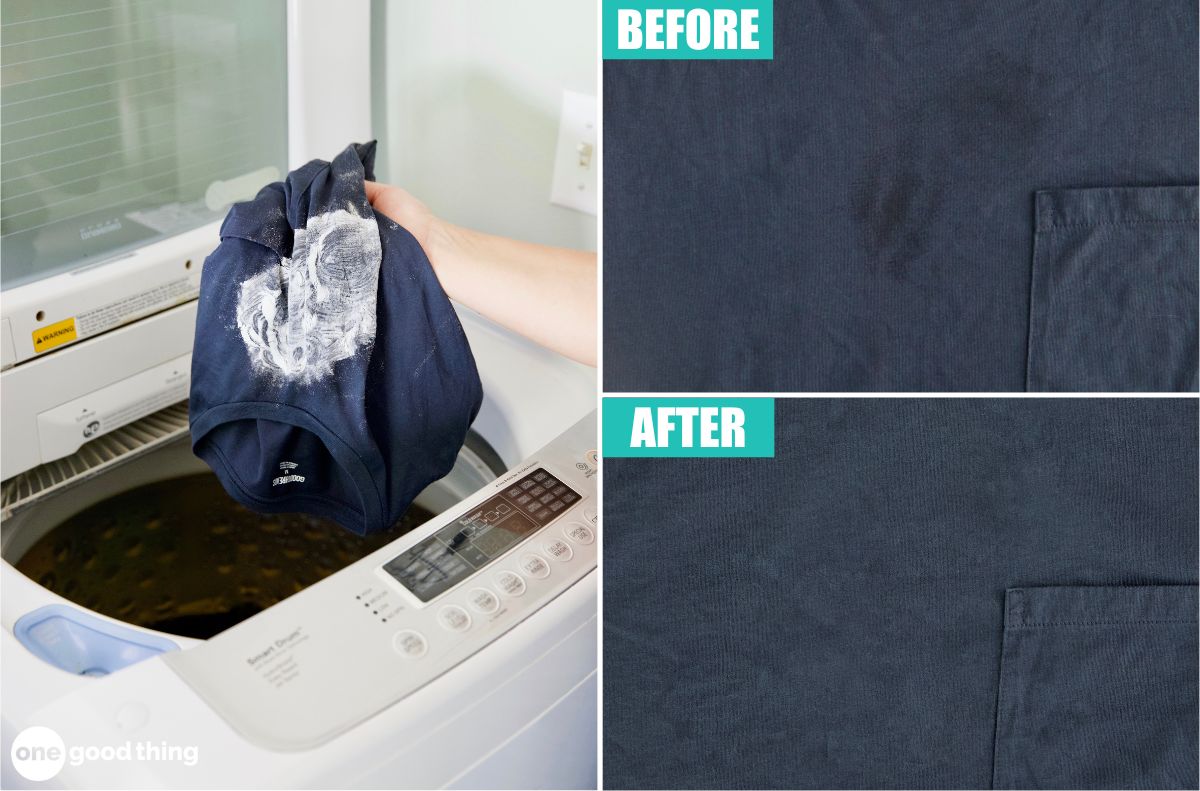 There's more than one way to remove oil stains.