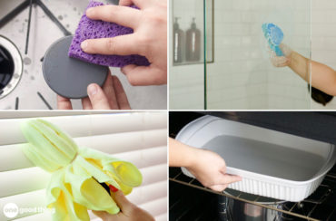 Easy cleaning tips for stoves, shower doors, blinds, and even ovens.