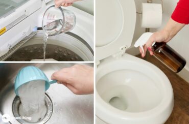 Vinegar and baking soda can clean anything from drains to toilets and dishwashers.