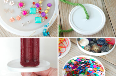 Creative uses for plastic lids