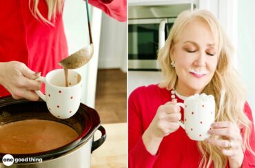 This crock pot hot chocolate is the creamiest, most delicious hot chocolate you've ever tasted!