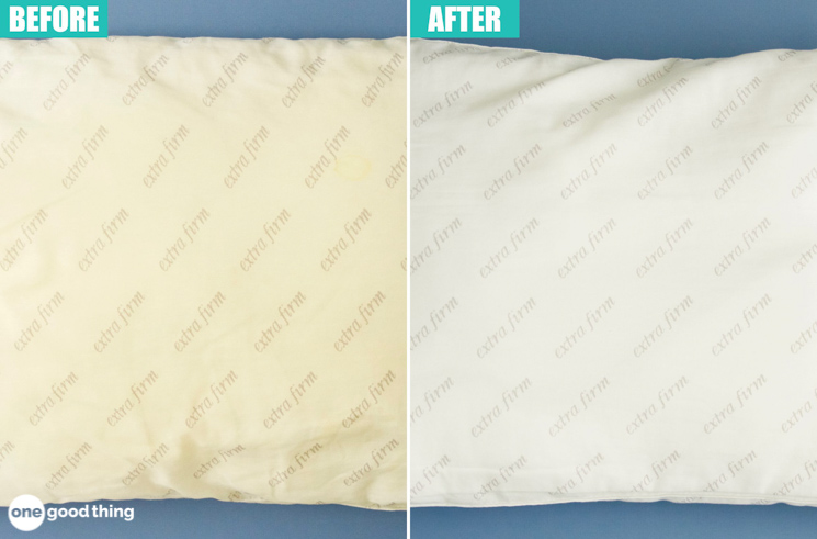 A combination of things like body oil and sweat turn your pillows yellow, but this method cleans yellow pillows and makes them look like new.