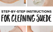 A comprehensive guide on how to clean suede shoes step by step.