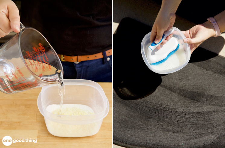 Use borax to help clean even the dirtiest car upholstery and floor mats.