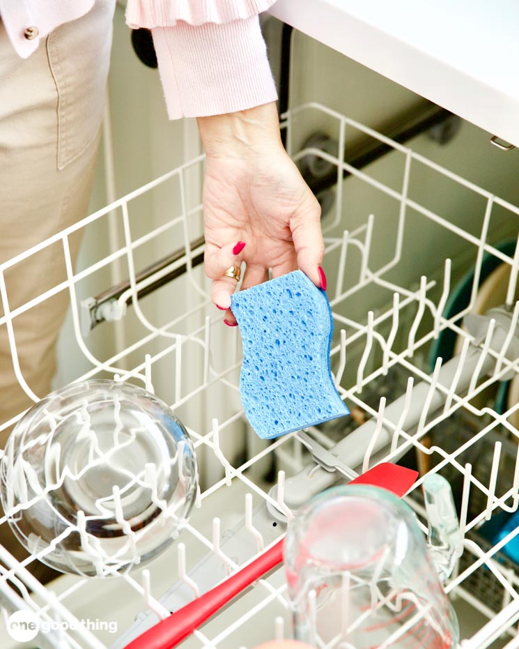 Sponges can get funky, so to keep your house smelling good, clean or replace sponges frequently.