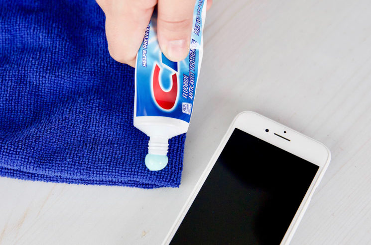 Toothpaste will remove permanent marker from screens on electronics.