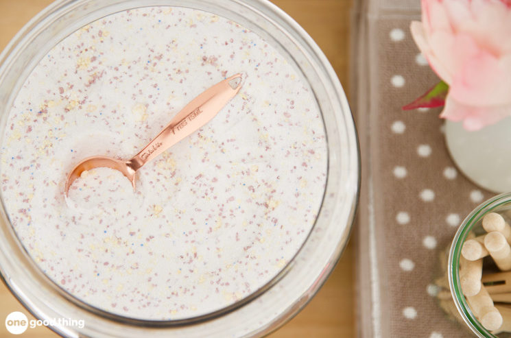 Homemade powdered laundry detergent makes about a year's worth of detergent for around $50.