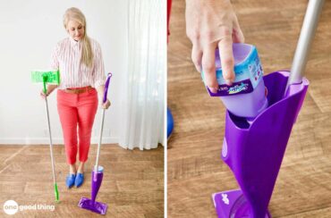 Money-saving Swiffer hacks include making or buying reusable pads, and learning to refill Wet Jet bottles.