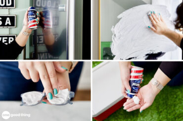 Use shaving cream to clean stainless steel, make your bathroom mirror fog-free, keep your eyeglasses from steaming up, and wash up on camping trips.