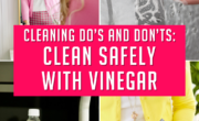 Cleaning with vinegar is an effective and natural approach to maintaining a clean and sanitary environment. However, it is important to follow certain cleaning do's and don'ts to ensure safety and maximize the effectiveness of