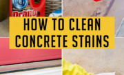 Learn effective techniques to clean concrete stains.