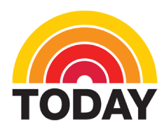 The modern homemaking logo of The Today Show featuring an orange and yellow sun, making homemaking easier with one good thing.