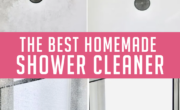 The ultimate shower cleaner that is homemade and effective.