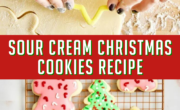         Sour cream cookies recipe.