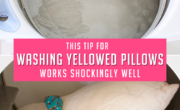 Tips for washing yellowed pillows works shockingly well. Over time, pillows can become discolored and develop a yellow hue. However, there is no need to worry because with these simple tips,