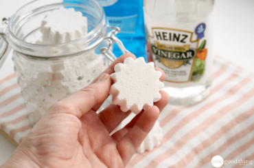 Homemade Dishwasher Pods are easy to use - I add a couple drops of Dawn and some vinegar to the dishwasher before running it.