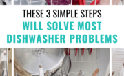         Learn how to clean a dishwasher using these 3 simple steps that will solve most dishwasher problems.